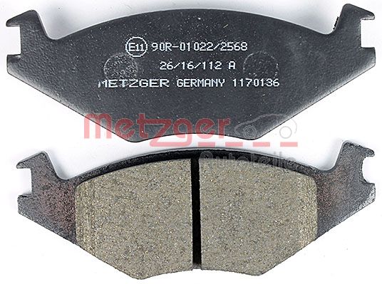 METZGER 1170136 Bremsbelagsatz, Scheibenbremse